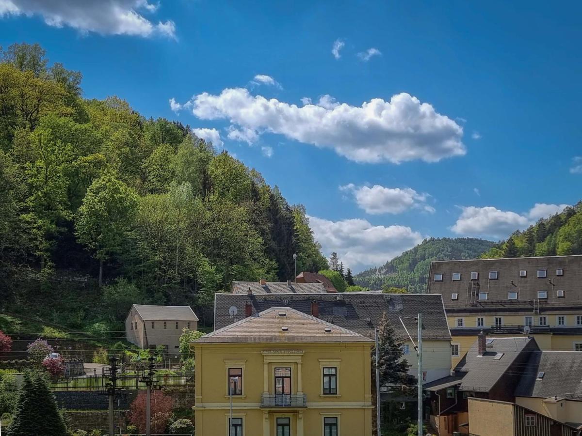 Ferienappartements Elbaussicht - Krippen باد سشاندو المظهر الخارجي الصورة